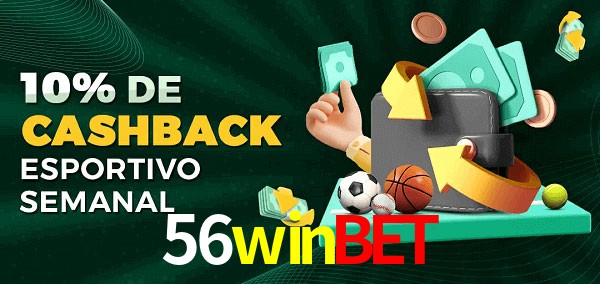 10% de bônus de cashback na 56winbet
